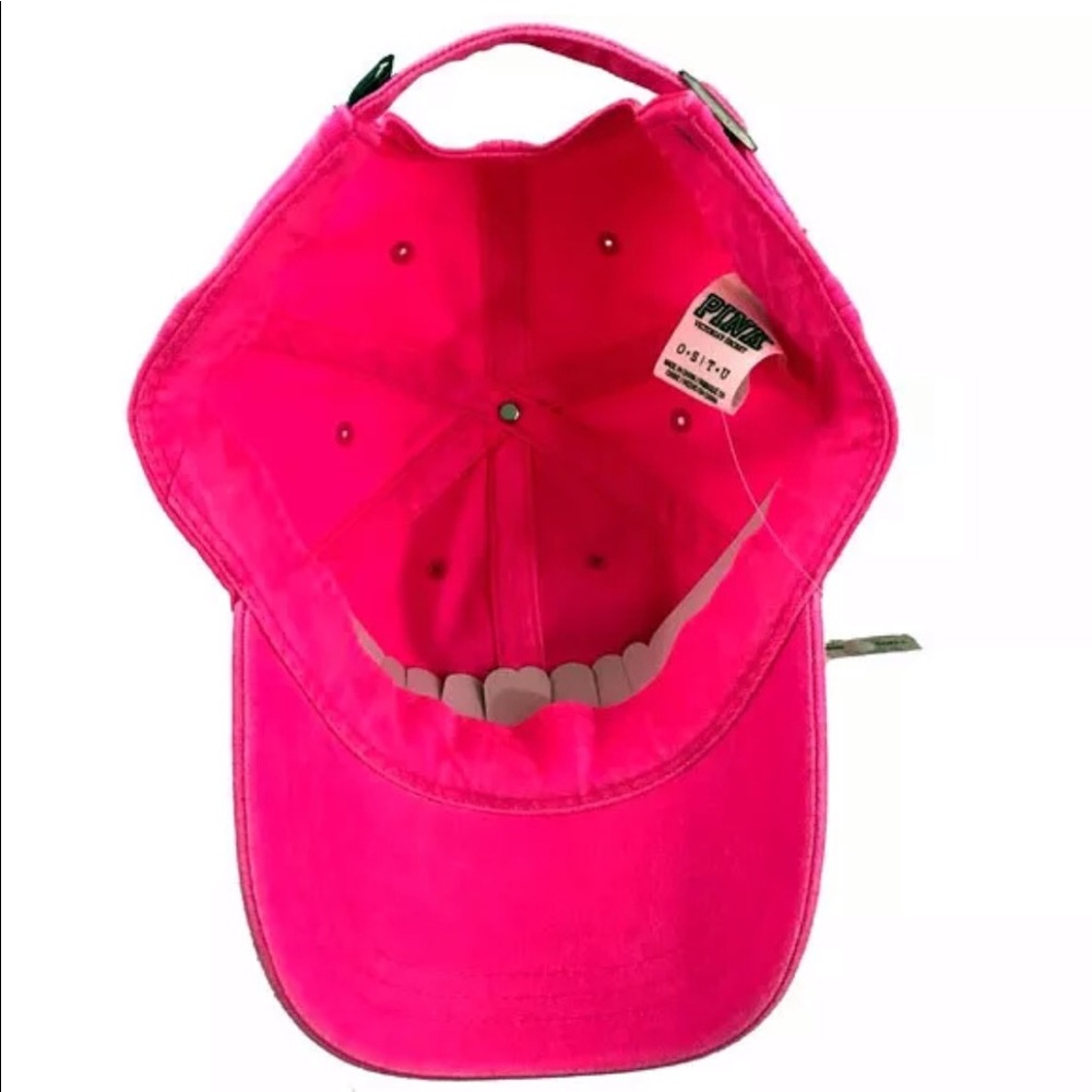 Victoria’s Secret PINK Baseball Cap in Hot Pink - Picture 4 of 6